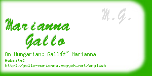 marianna gallo business card